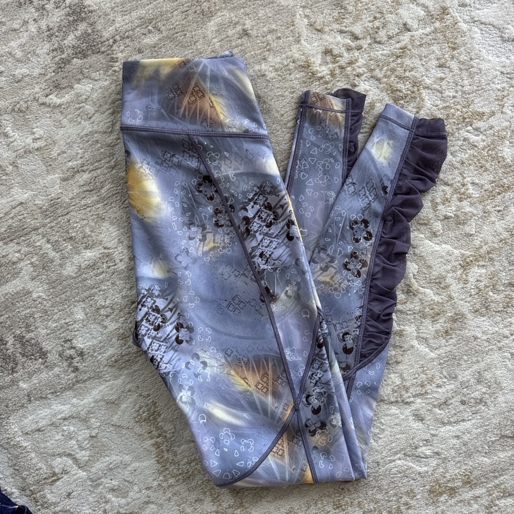 CALIA by Carrie Underwood Gray and Yellow Leggings